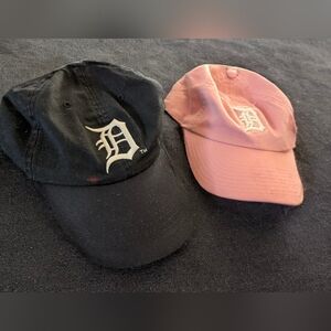 Navy and Pink "D" Baseball Caps